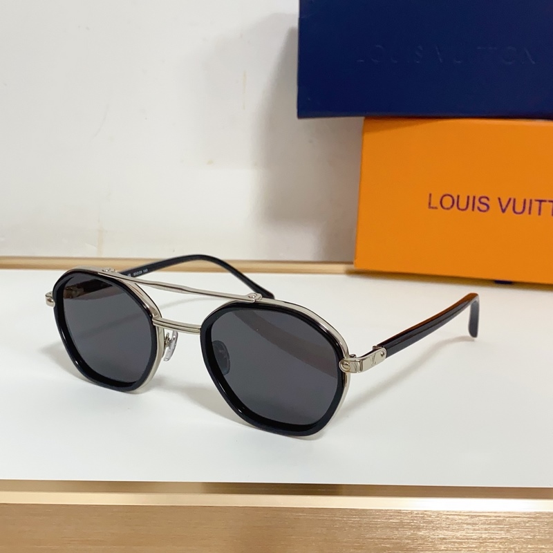 LOUIS VUITTON LV Signature Round 醋酸纖維鏡片和