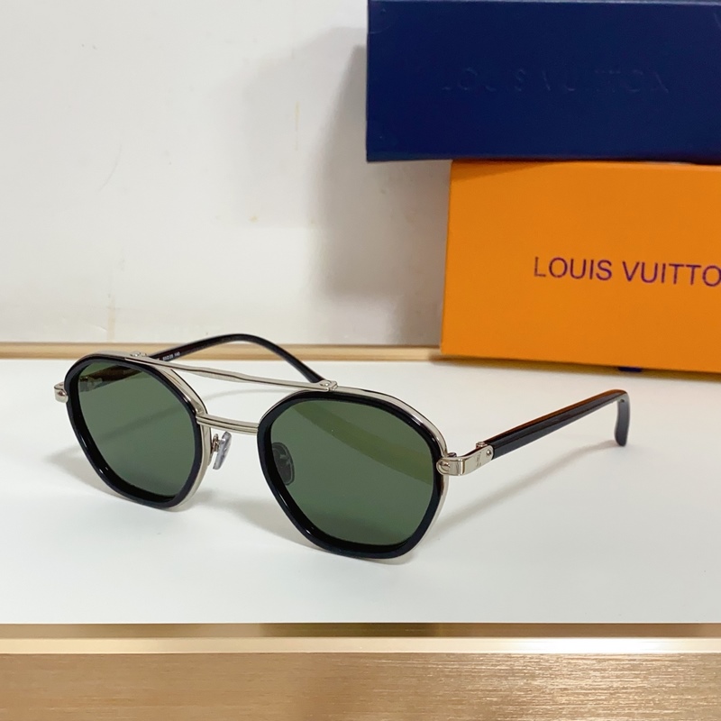 LOUIS VUITTON LV Signature Round 醋酸纖維鏡片和