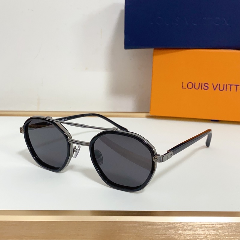 LOUIS VUITTON LV Signature Round 醋酸纖維鏡片和