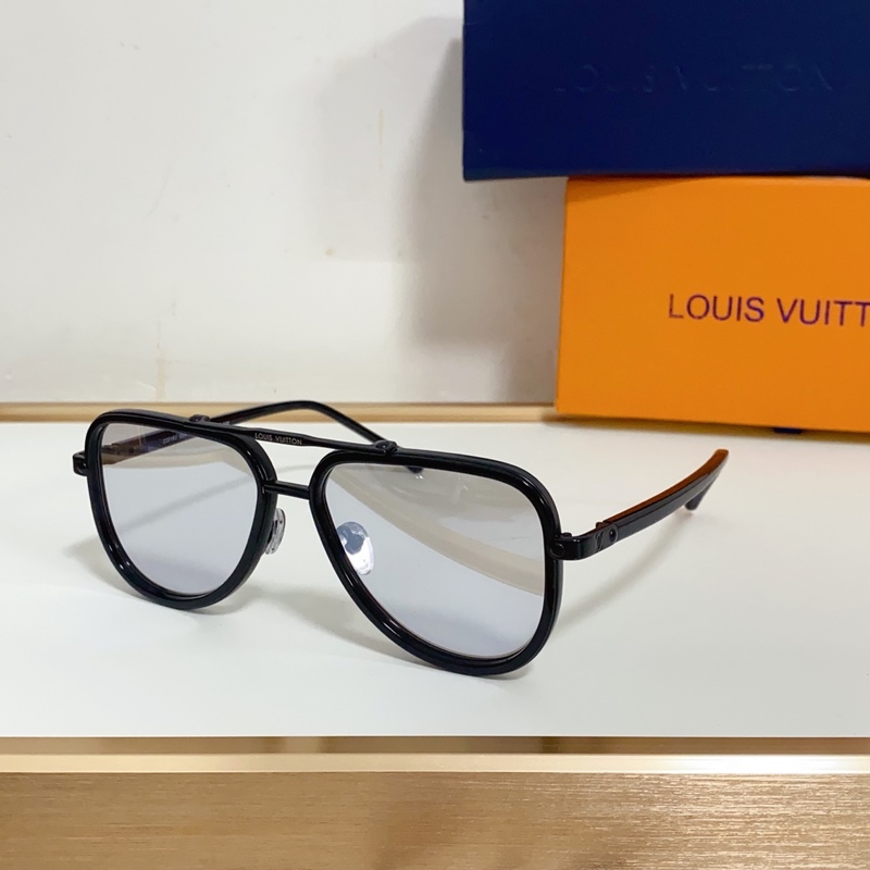 LOUIS VUITTON LV Signature Duo Pilot 蛤蟆鏡