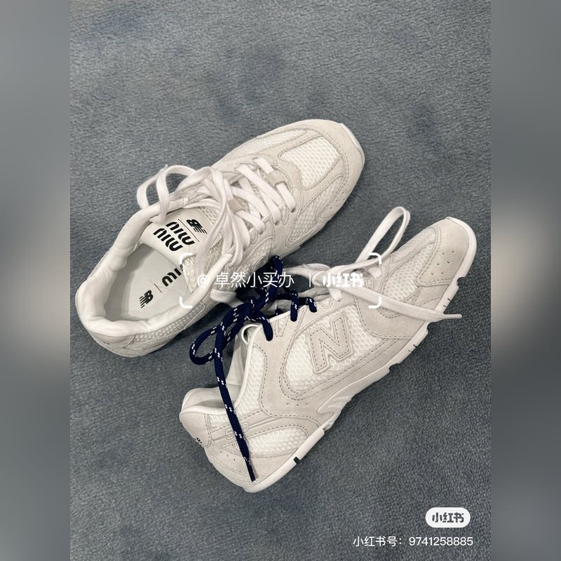 超火爆 超絕 情侶款 繆繆miumiu+new balance新百倫聯名款 20