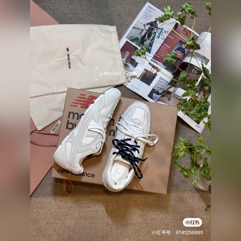 超火爆 超絕 情侶款 繆繆miumiu+new balance新百倫聯名款 20