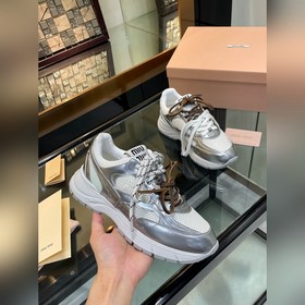 MiuMiu*繆繆miu家2026運動休閑鞋 這款系帶休閑運動鞋妥妥的美式休閑風