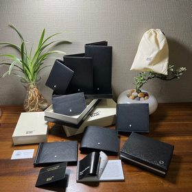 全新630 MONTBLANC萬寶龍專櫃同步匠心系列12卡位錢夾 經(jīng)典黑 型號：