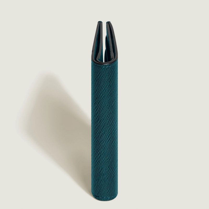 630 MONTBLANC萬寶龍專櫃同步匠心系列 5卡位小錢夾 地中海藍 型號：