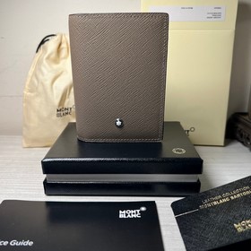 MONTBLANC 全新萬寶龍匠心系列名片夾 大地棕 型號：MB198239#