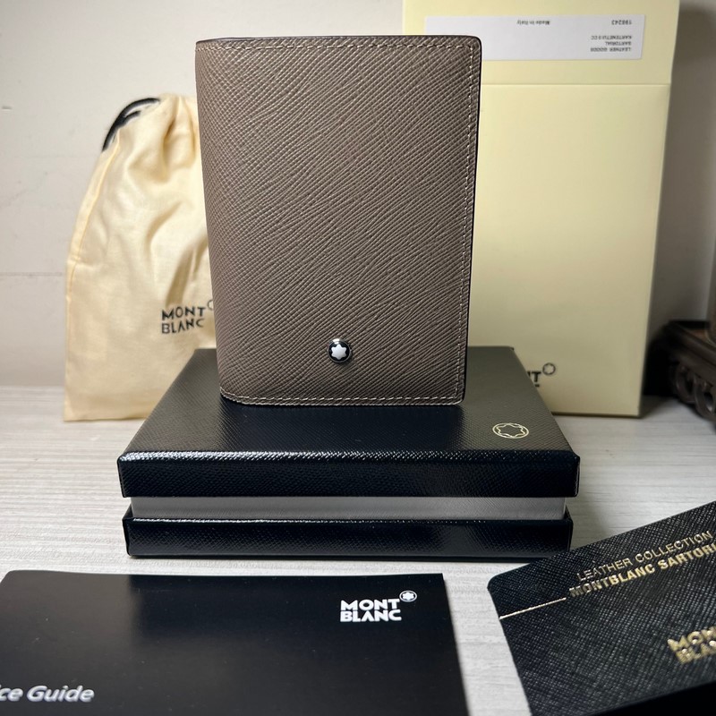 MONTBLANC 全新萬寶龍匠心系列名片夾 大地棕 型號：MB198239#