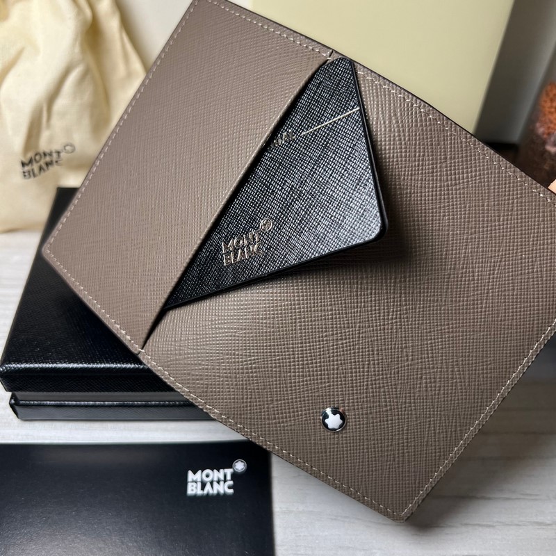 MONTBLANC 全新萬寶龍匠心系列名片夾 大地棕 型號：MB198239#