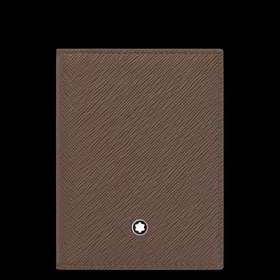 MONTBLANC 全新萬寶龍匠心系列名片夾 大地棕 型號：MB198239#