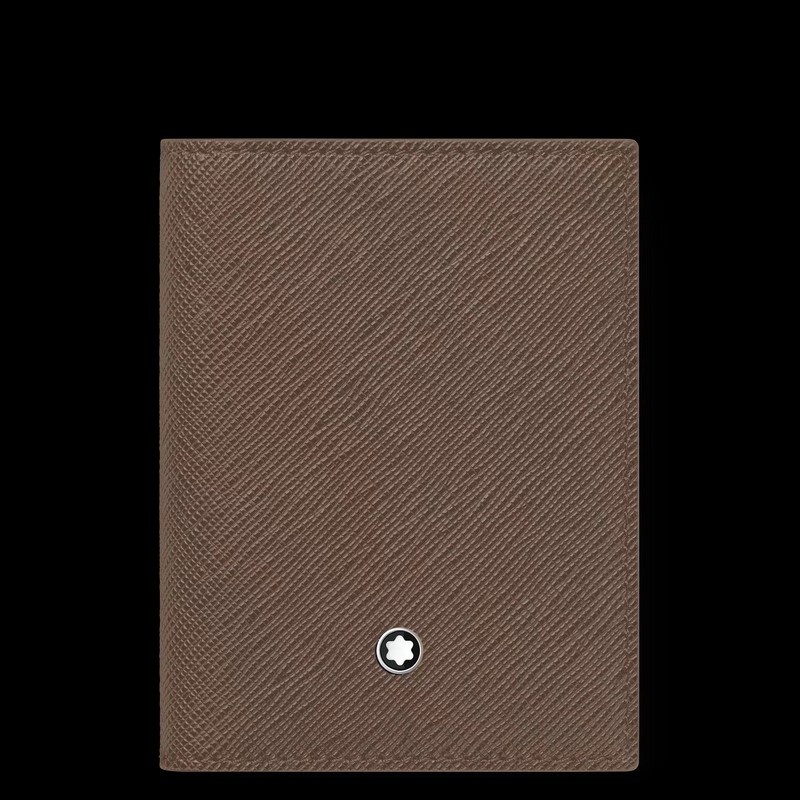 MONTBLANC 全新萬寶龍匠心系列名片夾 大地棕 型號：MB198239#