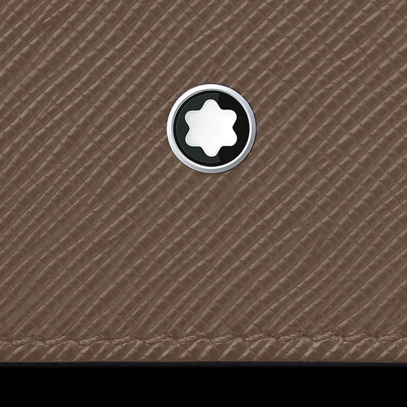 MONTBLANC 全新萬寶龍匠心系列名片夾 大地棕 型號：MB198239#