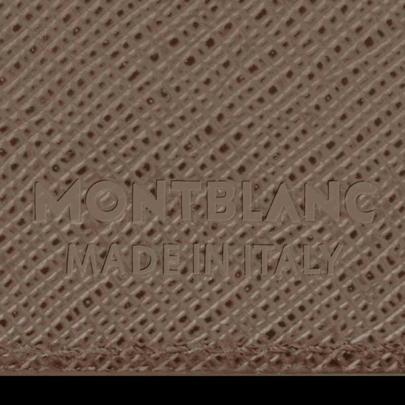 MONTBLANC 全新萬寶龍匠心系列名片夾 大地棕 型號：MB198239#
