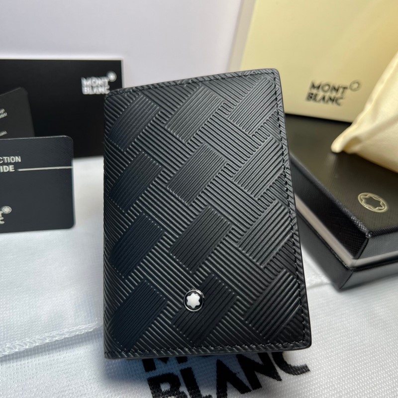 MONTBLANC全新萬寶龍風尚3.0系列4卡位卡片夾 經典黑 型號：MB131