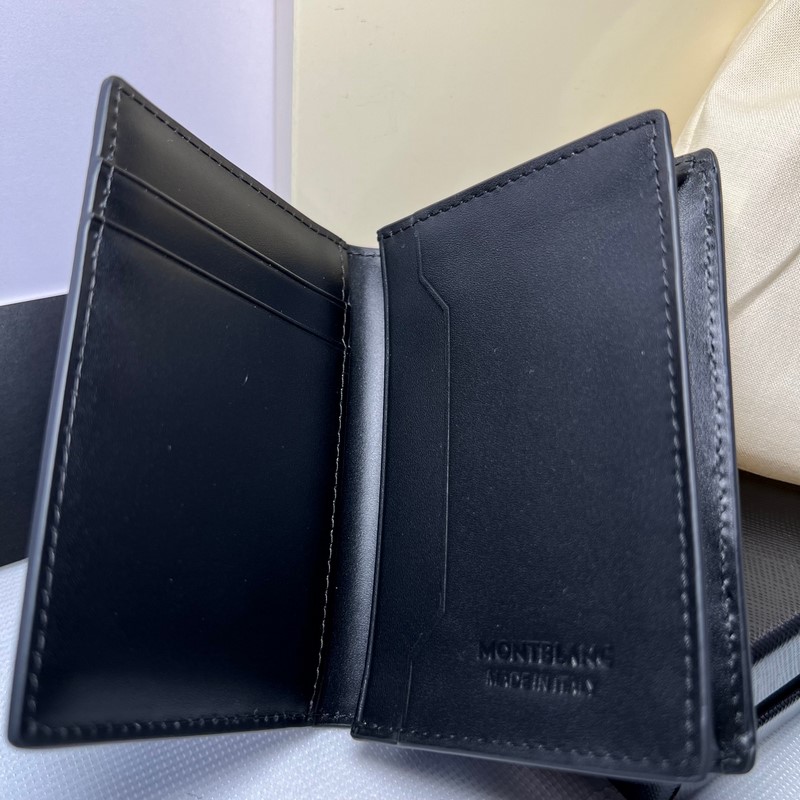 MONTBLANC全新萬寶龍風尚3.0系列4卡位卡片夾 經典黑 型號：MB131
