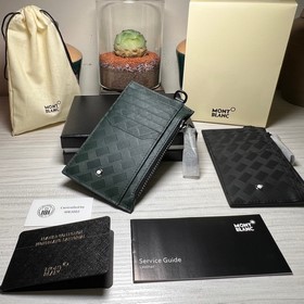 MONTBLANC全新萬寶龍風尚3.0系列8卡位 瓦松綠 型號：MB198085