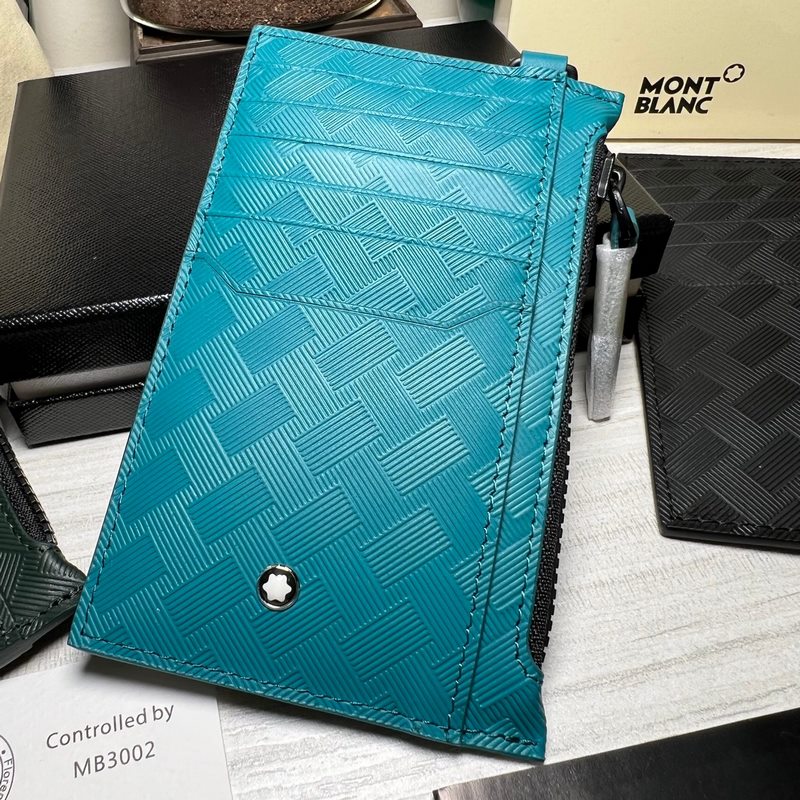 MONTBLANC全新萬寶龍風(fēng)尚3.0系列8卡位 松花藍 型號：MB131737