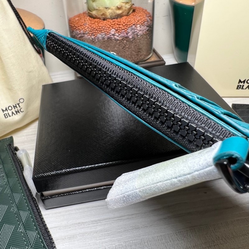 MONTBLANC全新萬寶龍風(fēng)尚3.0系列8卡位 松花藍 型號：MB131737