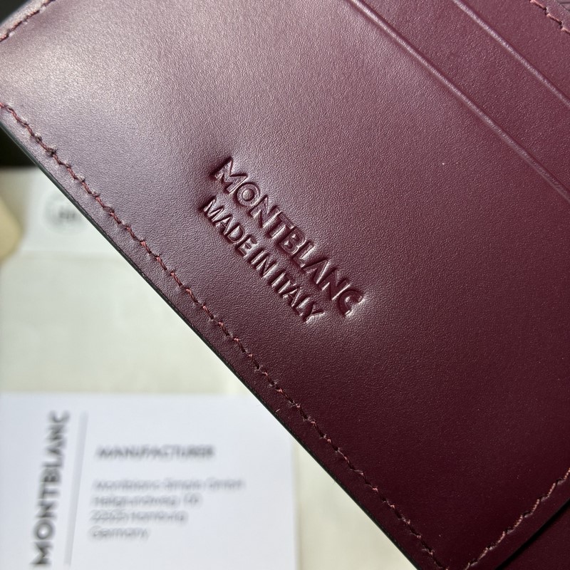 MONTBLANC全新萬寶龍風尚3.0系列8卡位拉鍊卡片夾 波爾多紅 型號：MB