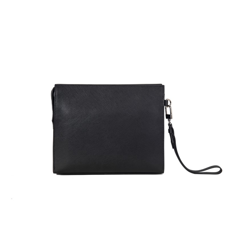 630 MONTBLANC萬寶龍專櫃同步匠心系列手拿包 經典黑 型號：19886