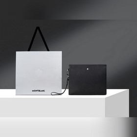 630 MONTBLANC萬寶龍專櫃同步匠心系列手拿包 經(jīng)典黑 型號：19886