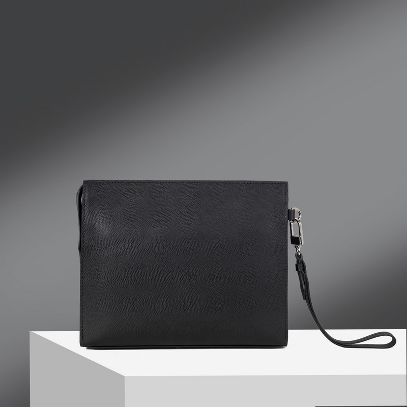 630 MONTBLANC萬寶龍專櫃同步匠心系列手拿包 經(jīng)典黑 型號(hào)：19886