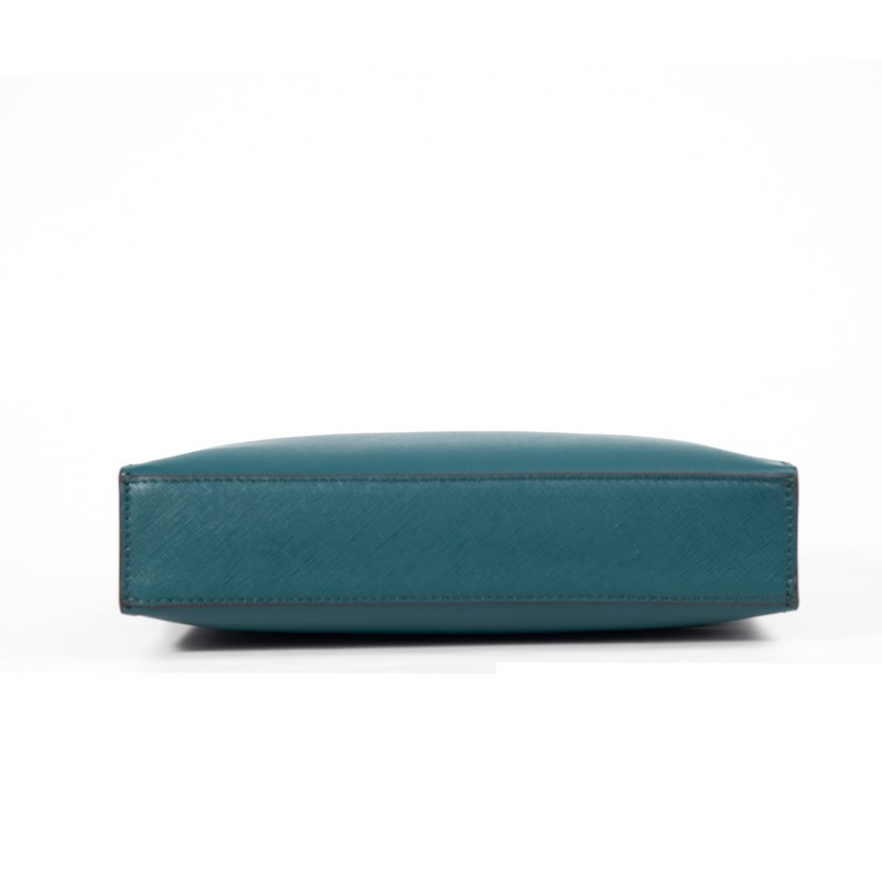 630 MONTBLANC萬寶龍專櫃同步匠心系列手拿包 地中海藍 型號：1988