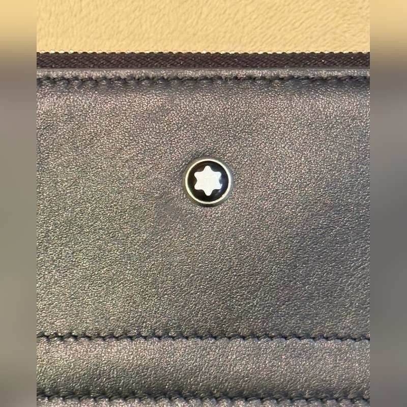 [東莞廠特級]萬寶龍大班軟皮系列牛皮男士超薄版手拿包，經典黑色，這款 軟皮系列手