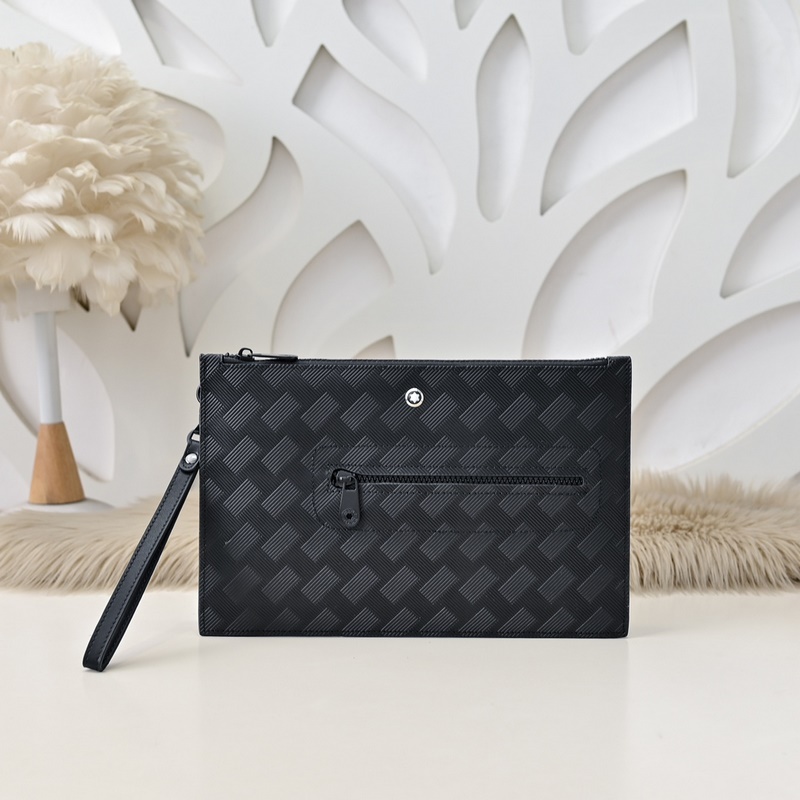 MONT BLANC 萬寶龍-最新款男士手包 采用頭層牛皮 皮質柔軟 手感超贊