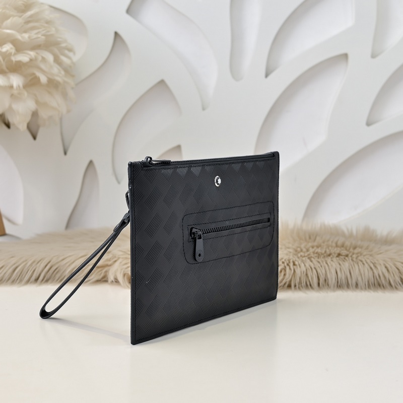 MONT BLANC 萬寶龍-最新款男士手包 采用頭層牛皮 皮質柔軟 手感超贊