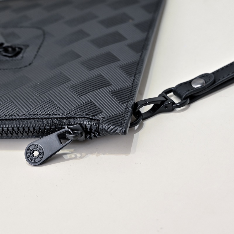 MONT BLANC 萬寶龍-最新款男士手包 采用頭層牛皮 皮質柔軟 手感超贊