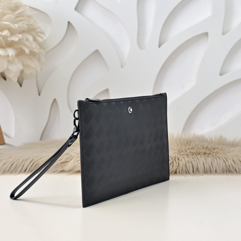 MONT BLANC 萬寶龍-最新款男士手包 采用頭層牛皮 皮質柔軟 手感超贊