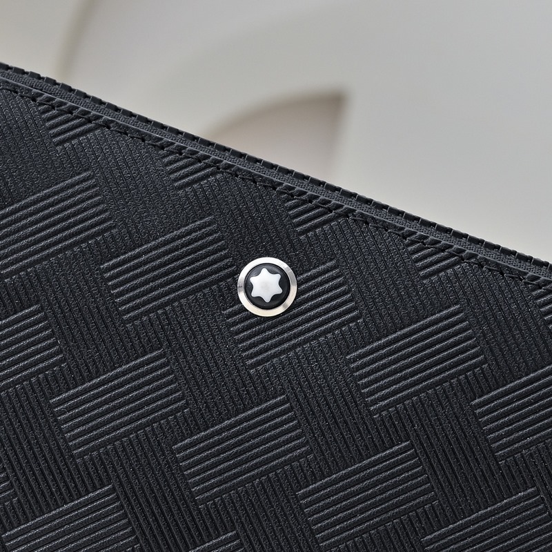 MONT BLANC 萬寶龍-最新款男士手包 采用頭層牛皮 皮質柔軟 手感超贊