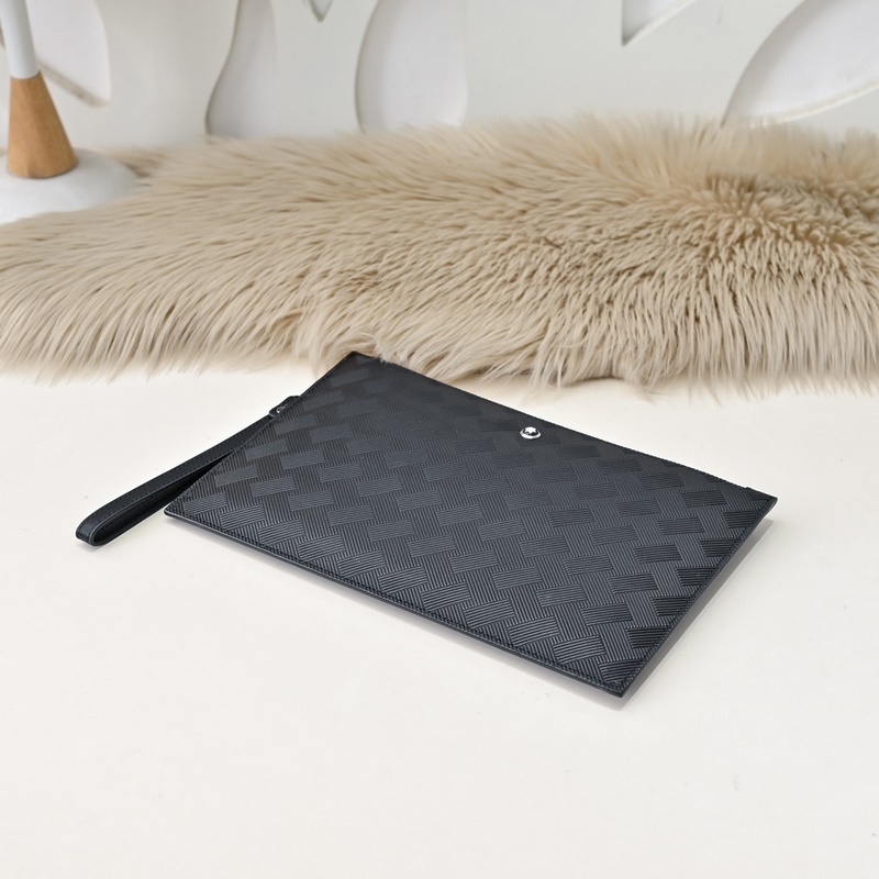 MONT BLANC 萬寶龍-最新款男士手包 采用頭層牛皮 皮質柔軟 手感超贊