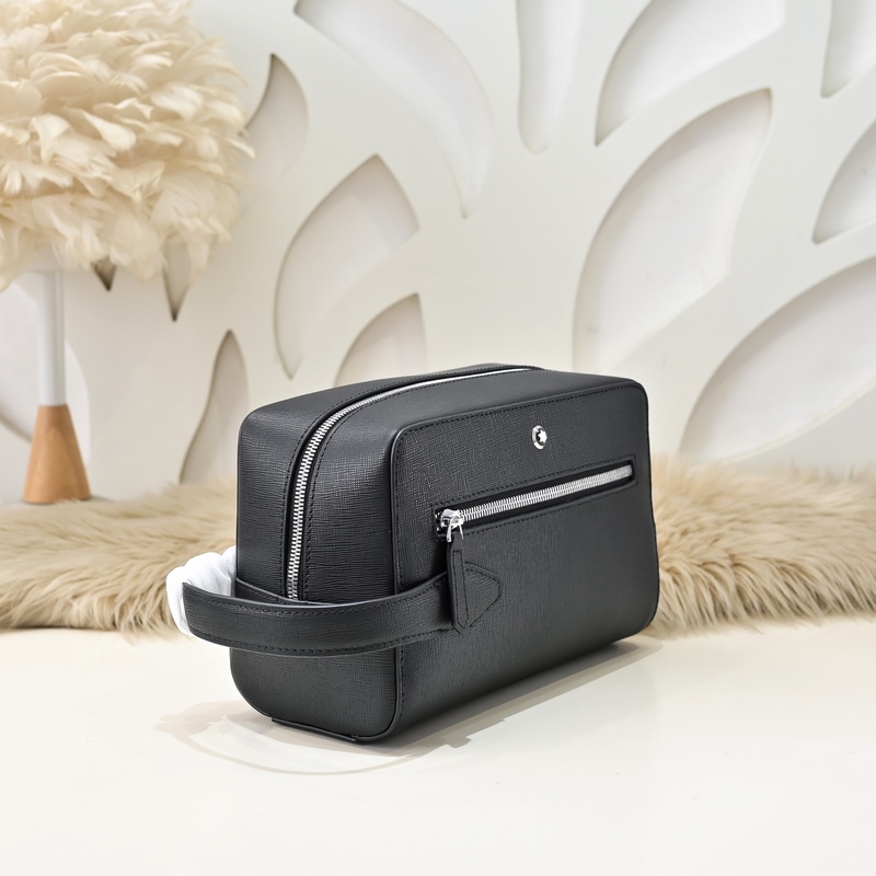 MONT BLANC 萬寶龍-最新款男士手包 采用頭層牛皮 皮質柔軟 手感超贊