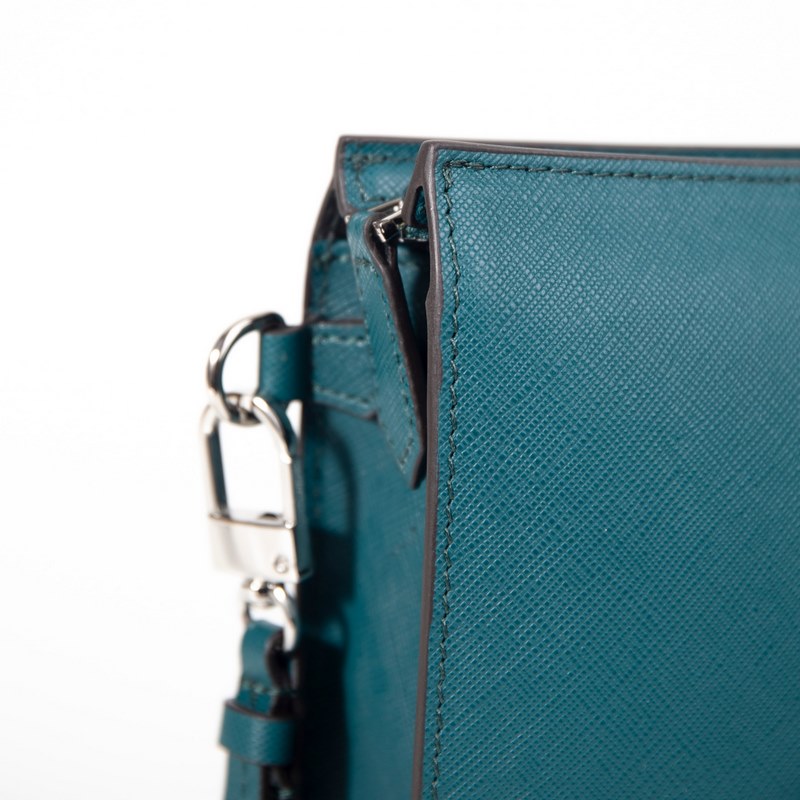 630 MONTBLANC萬寶龍專櫃同步匠心系列手拿包 地中海藍 型號：1988