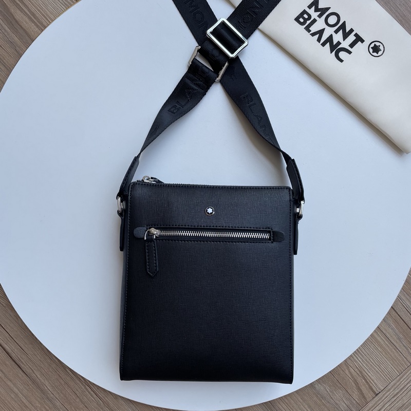 萬寶龍-最新款，男士斜挎包 選用優(yōu)質(zhì)頭層牛皮打造，經(jīng)典斜挎包型輕巧貼合。耐磨防刮