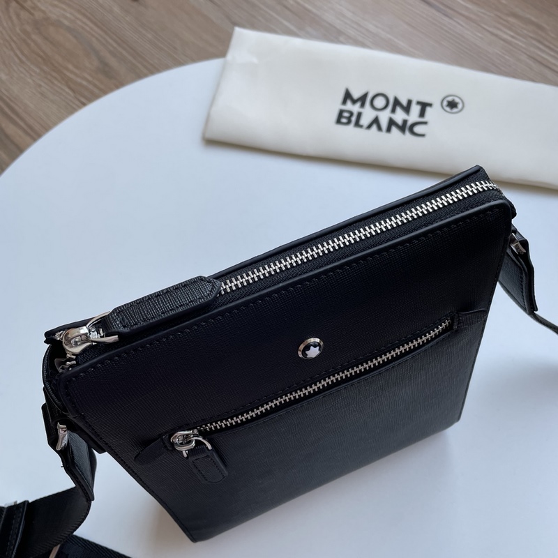 萬寶龍-最新款，男士斜挎包 選用優(yōu)質(zhì)頭層牛皮打造，經(jīng)典斜挎包型輕巧貼合。耐磨防刮