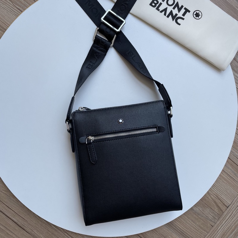 萬寶龍-最新款，男士斜挎包 選用優(yōu)質(zhì)頭層牛皮打造，經(jīng)典斜挎包型輕巧貼合。耐磨防刮