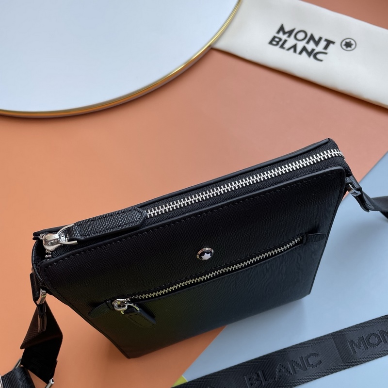 萬寶龍-最新款，男士斜挎包 選用優質頭層牛皮打造，經典斜挎包型輕巧貼合。耐磨防刮