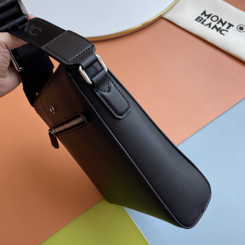 萬寶龍-最新款，男士斜挎包 選用優質頭層牛皮打造，經典斜挎包型輕巧貼合。耐磨防刮