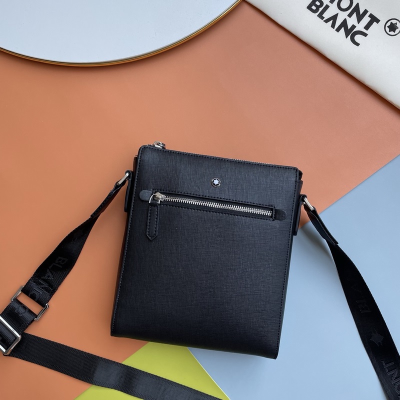 萬寶龍-最新款，男士斜挎包 選用優質頭層牛皮打造，經典斜挎包型輕巧貼合。耐磨防刮