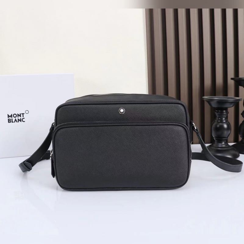 MONTBLANC 全新萬(wàn)寶龍匠心系列郵差包 經(jīng)典黑 型號(hào)：MB198127#