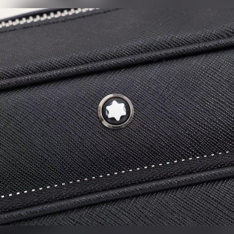 MONTBLANC 全新萬(wàn)寶龍匠心系列郵差包 經(jīng)典黑 型號(hào)：MB198127#