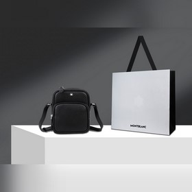 MONTBLANC 全新萬寶龍匠心系列迷你小挎包 經典黑 型號：MB198165