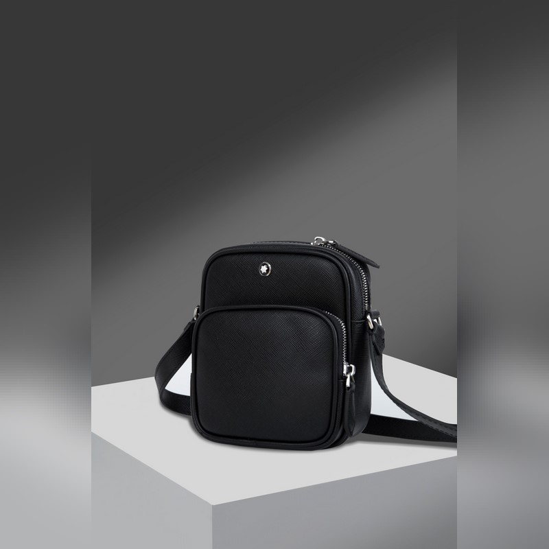 MONTBLANC 全新萬寶龍匠心系列迷你小挎包 經典黑 型號：MB198165