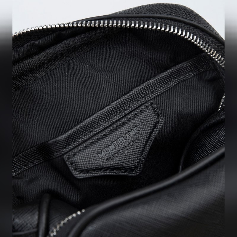 MONTBLANC 全新萬寶龍匠心系列迷你小挎包 經典黑 型號：MB198165