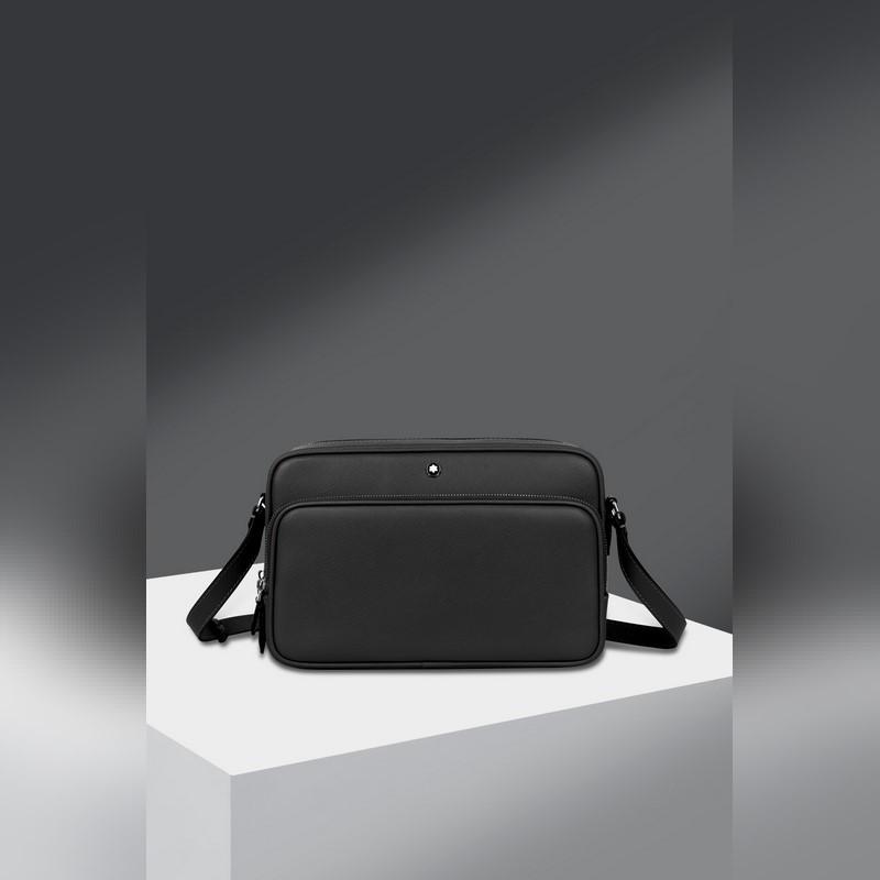 MONTBLANC 全新萬(wàn)寶龍匠心系列郵差包 經(jīng)典黑 型號(hào)：MB198127#