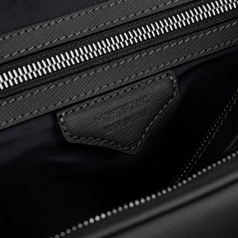 MONTBLANC 全新萬(wàn)寶龍匠心系列郵差包 經(jīng)典黑 型號(hào)：MB198127#