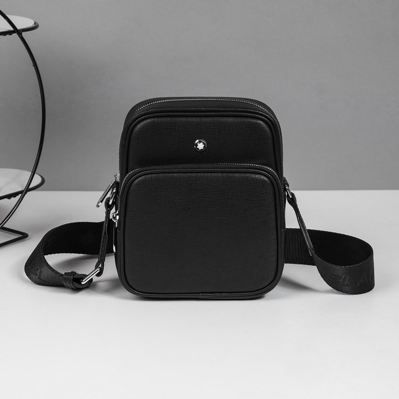 萬寶龍爆款來襲，精緻單肩包 選用由再生聚酯纖維頭層牛皮和棉質(zhì)紗線制成的面料打造，