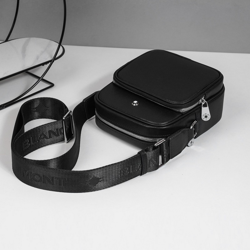 萬寶龍爆款來襲，精緻單肩包 選用由再生聚酯纖維頭層牛皮和棉質(zhì)紗線制成的面料打造，